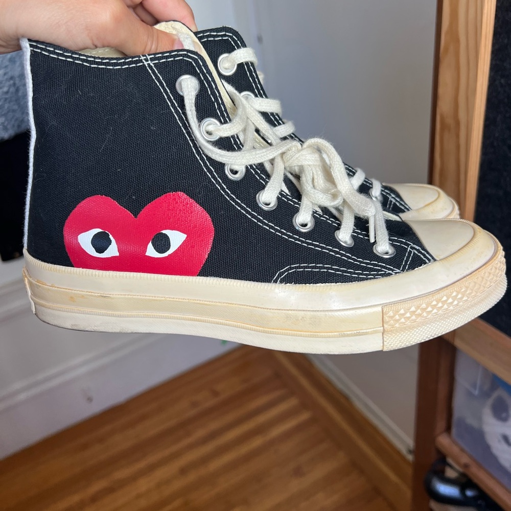 Commes Des Garçons Play Converse Chuck Taylor All Star High-Top Sneakers
